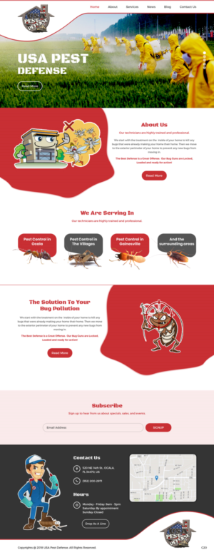 Web Design by pb for USA Home Inspections | Design: #19786469