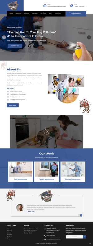 Web Design by pb for USA Home Inspections | Design: #19786471