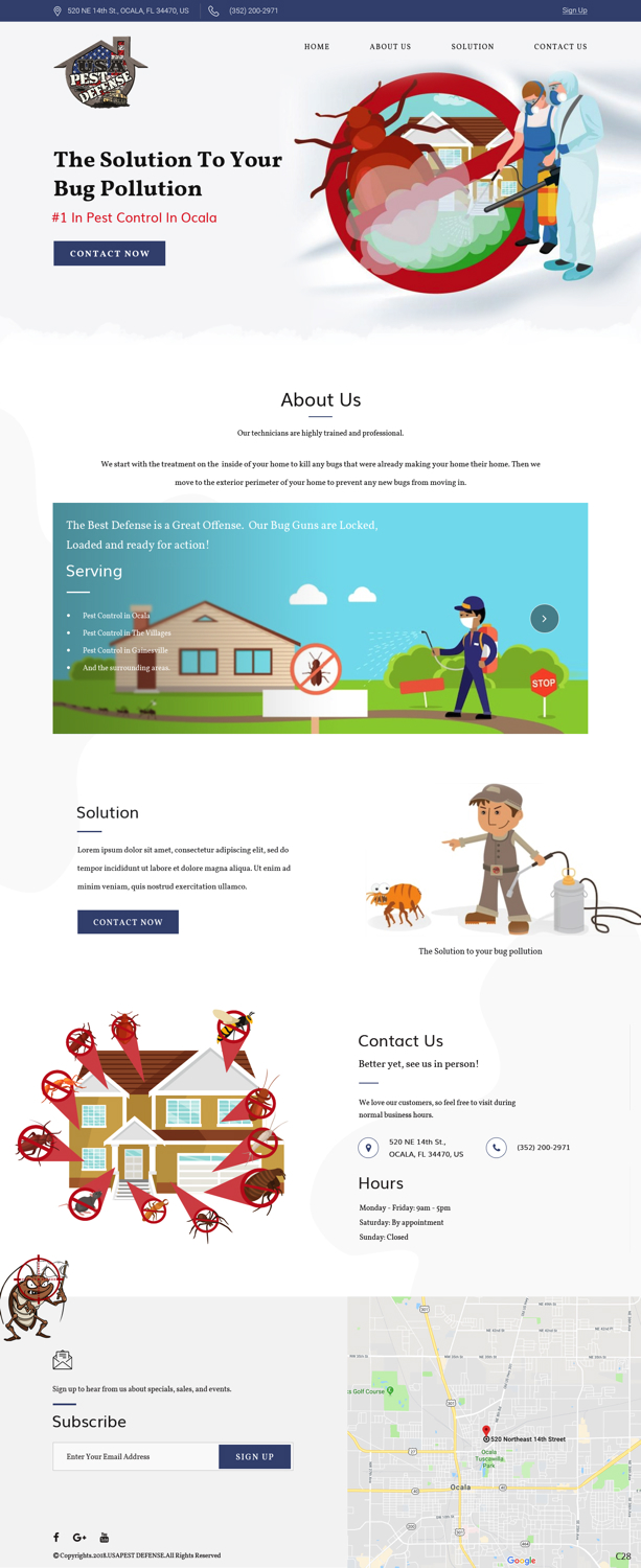 Web Design by pb for USA Home Inspections | Design #19786473