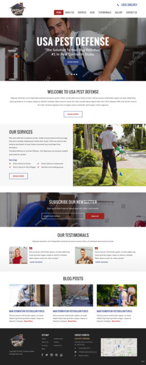 Web Design by pb for USA Home Inspections | Design: #19786477