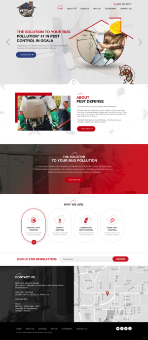 Web Design by pb for USA Home Inspections | Design: #19786478