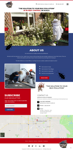 Web Design by pb for USA Home Inspections | Design: #19786480