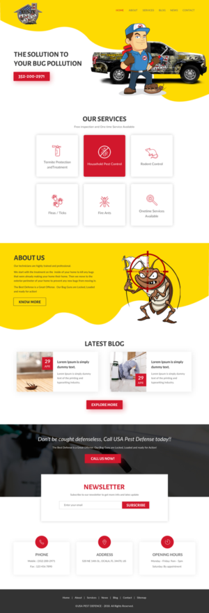 Web Design by rightway for USA Home Inspections | Design: #19795632