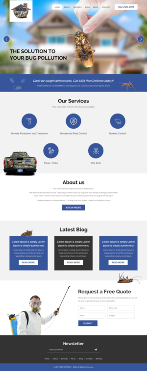 Web Design by rightway for USA Home Inspections | Design: #19795633