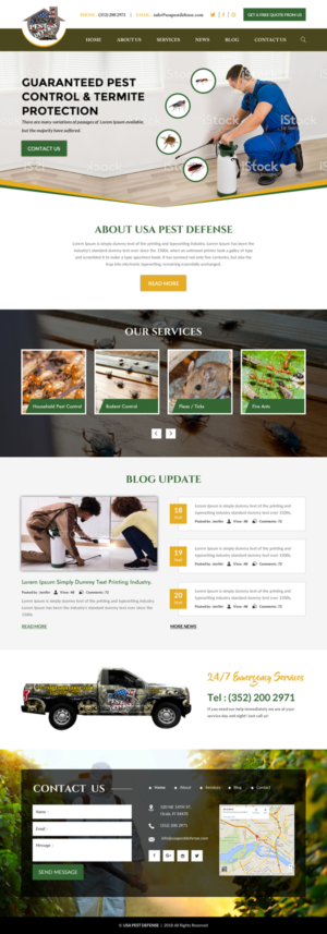 Web Design by rightway for USA Home Inspections | Design: #19795636