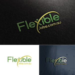 FlexibleJobs.com.au | Logo Design by FourtuneDesign