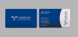 Design de Carte de Visite par INDIAN_Ashok pour Varciag Construction  Inc | Design : #19782137