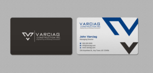 Diseño de Tarjeta de Presentación por INDIAN_Ashok para Varciag Construction  Inc | Diseño: #19782153