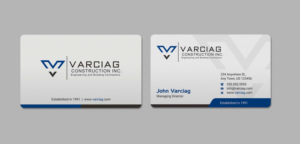 Diseño de Tarjeta de Presentación por INDIAN_Ashok para Varciag Construction  Inc | Diseño: #19782177