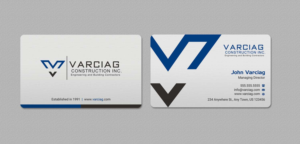 Diseño de Tarjeta de Presentación por INDIAN_Ashok para Varciag Construction  Inc | Diseño: #19782179