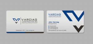 Diseño de Tarjeta de Presentación por INDIAN_Ashok para Varciag Construction  Inc | Diseño: #19782181