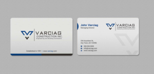 Diseño de Tarjeta de Presentación por INDIAN_Ashok para Varciag Construction  Inc | Diseño: #19782184