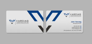 Diseño de Tarjeta de Presentación por INDIAN_Ashok para Varciag Construction  Inc | Diseño: #19782186
