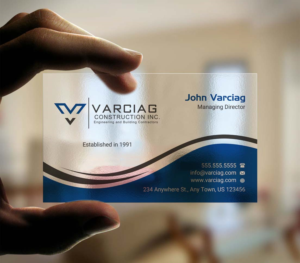 Diseño de Tarjeta de Presentación por INDIAN_Ashok para Varciag Construction  Inc | Diseño: #19782192