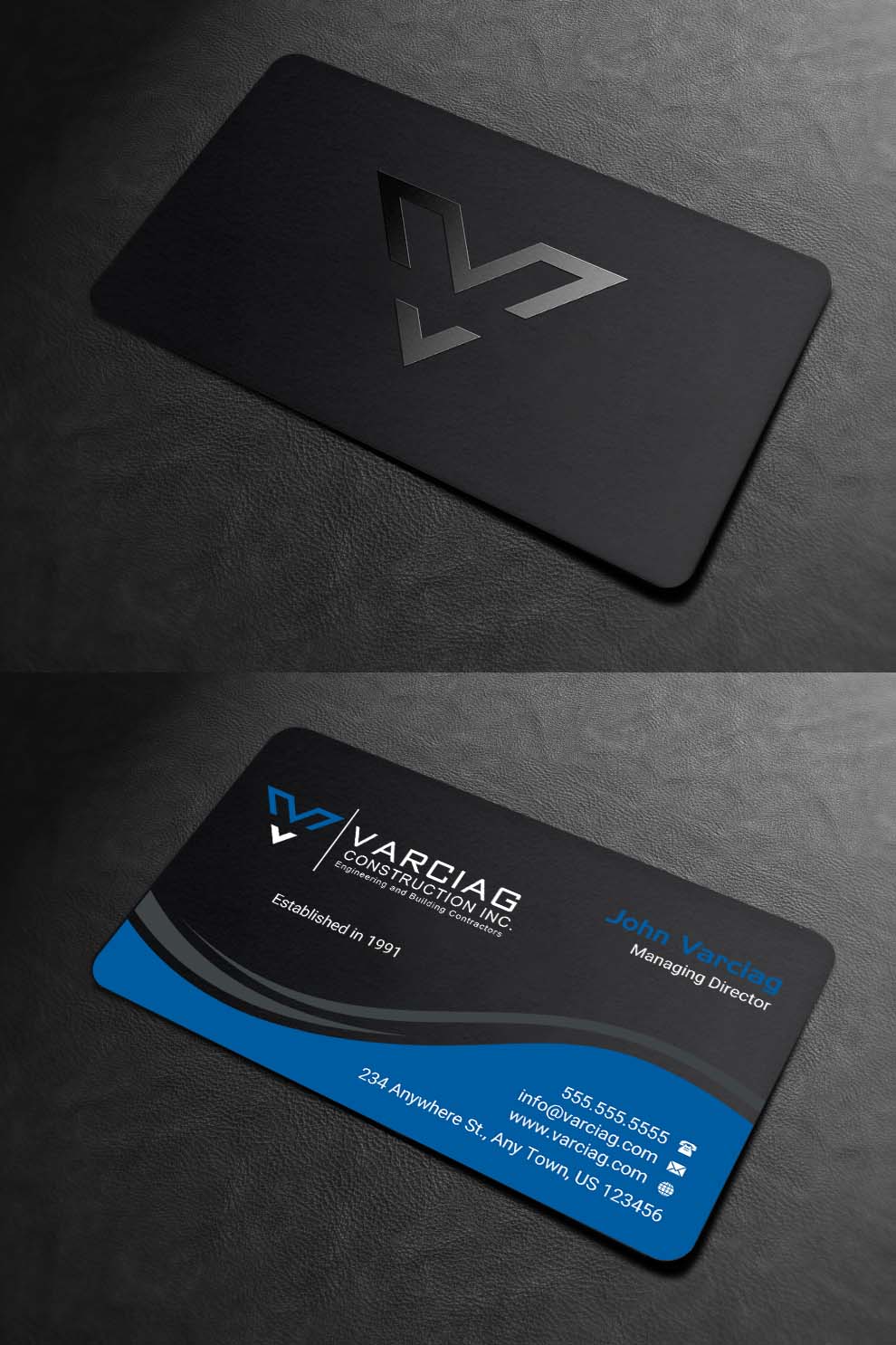 Diseño de Tarjeta de Presentación por INDIAN_Ashok para Varciag Construction  Inc | Diseño #19782207