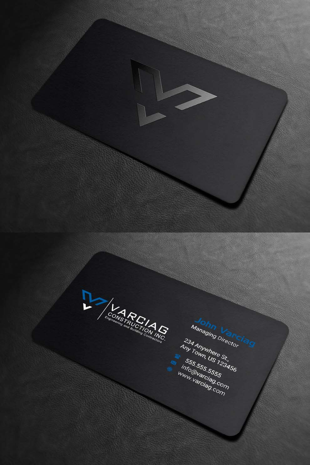 Diseño de Tarjeta de Presentación por INDIAN_Ashok para Varciag Construction  Inc | Diseño #19782210