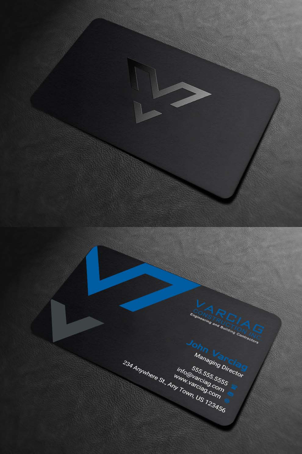 Diseño de Tarjeta de Presentación por INDIAN_Ashok para Varciag Construction  Inc | Diseño #19782217