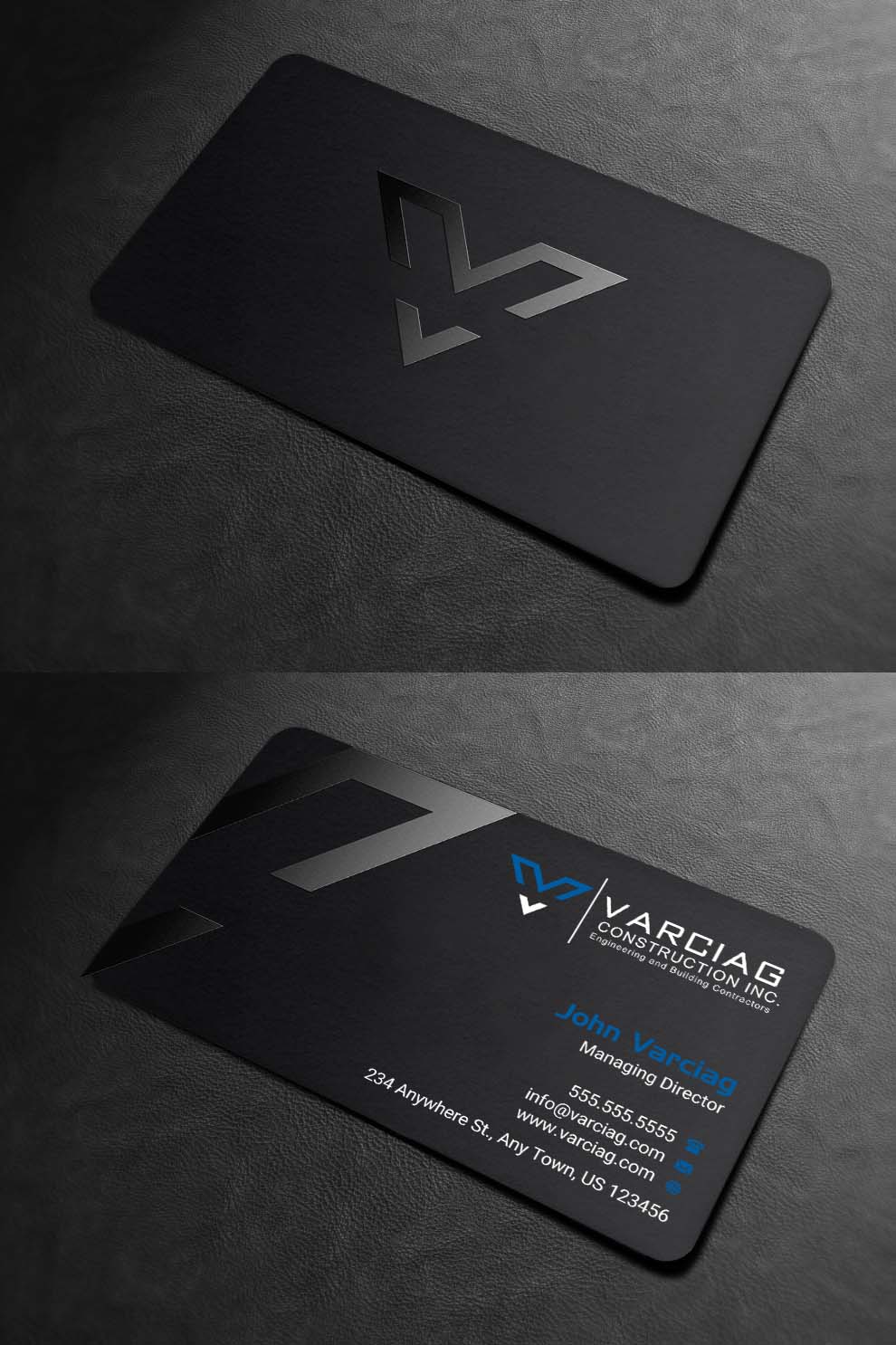 Diseño de Tarjeta de Presentación por INDIAN_Ashok para Varciag Construction  Inc | Diseño #19782218