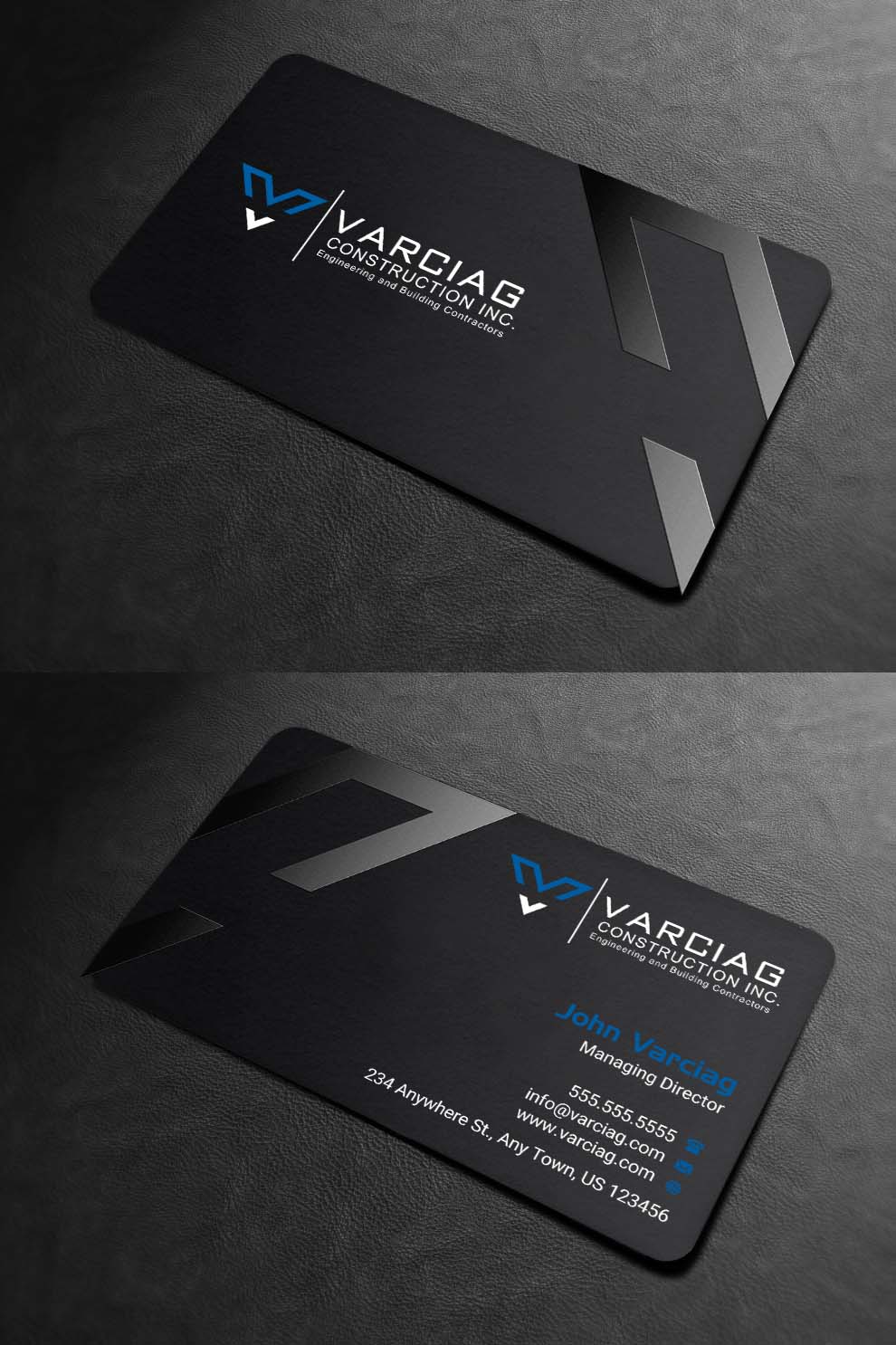 Diseño de Tarjeta de Presentación por INDIAN_Ashok para Varciag Construction  Inc | Diseño #19782219