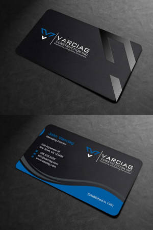 Diseño de Tarjeta de Presentación por INDIAN_Ashok para Varciag Construction  Inc | Diseño: #19782222