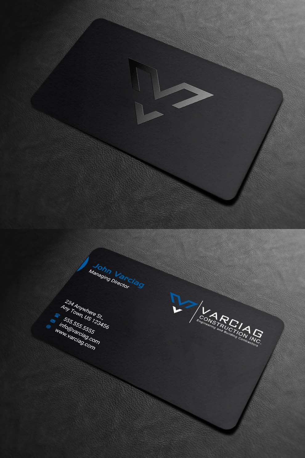 Diseño de Tarjeta de Presentación por INDIAN_Ashok para Varciag Construction  Inc | Diseño #19782224