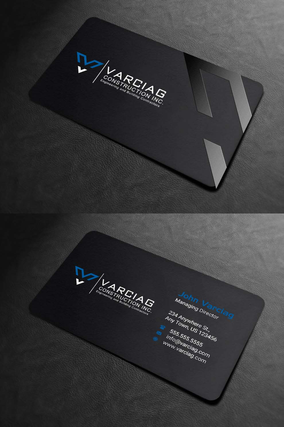 Diseño de Tarjeta de Presentación por INDIAN_Ashok para Varciag Construction  Inc | Diseño #19782230