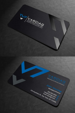 Diseño de Tarjeta de Presentación por INDIAN_Ashok para Varciag Construction  Inc | Diseño: #19782233