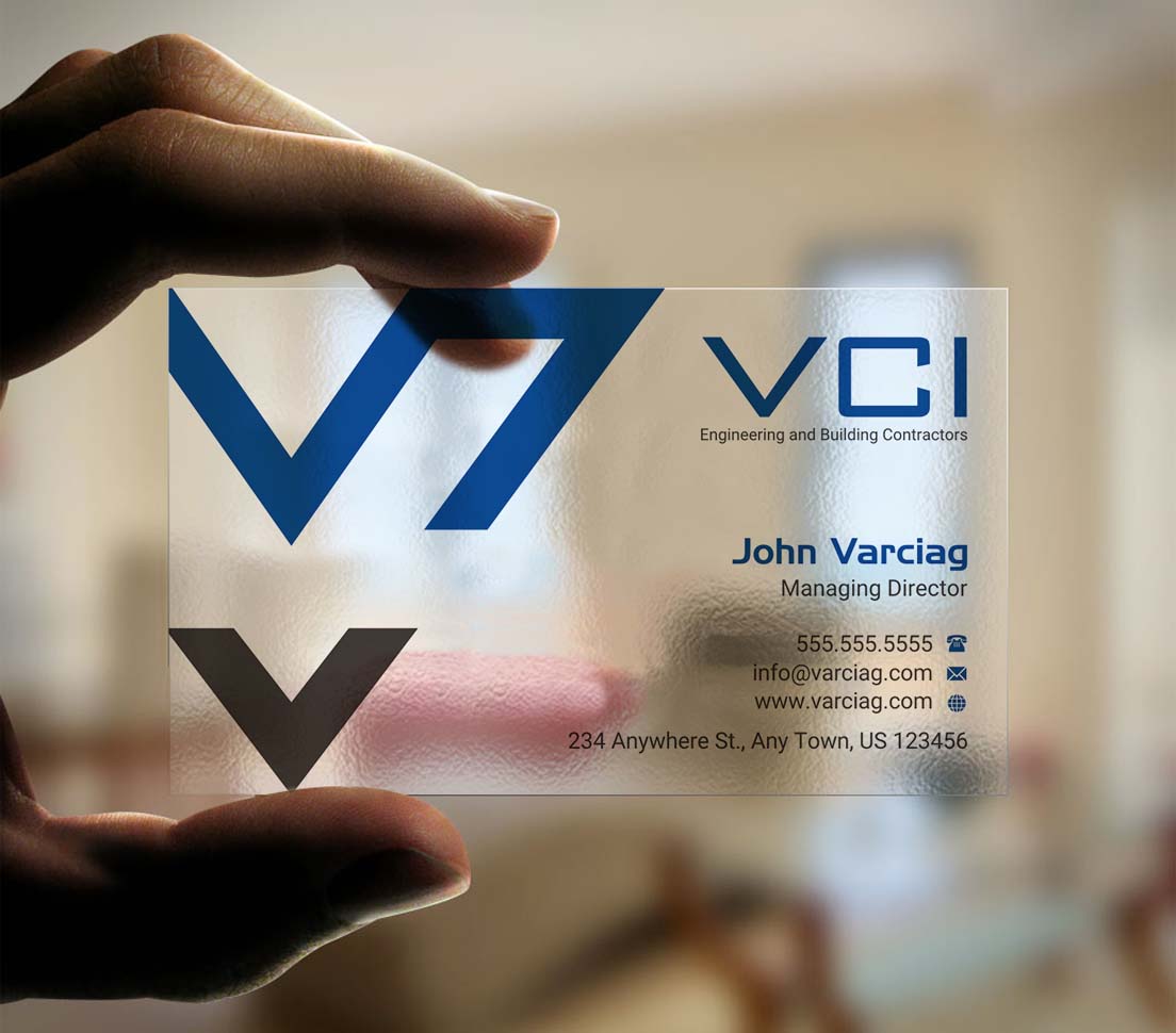 Diseño de Tarjeta de Presentación por INDIAN_Ashok para Varciag Construction  Inc | Diseño #19791102
