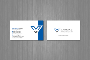 Diseño de Tarjeta de Presentación por Creations Box 2015 para Varciag Construction  Inc | Diseño: #19789214