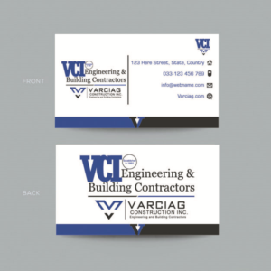 Business Card Design by THÀNH for Varciag Construction  Inc | Design #19786388
