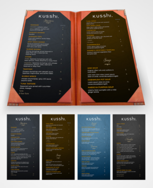 Menu Design by SAI DESIGNS for this project | Design #19812450
