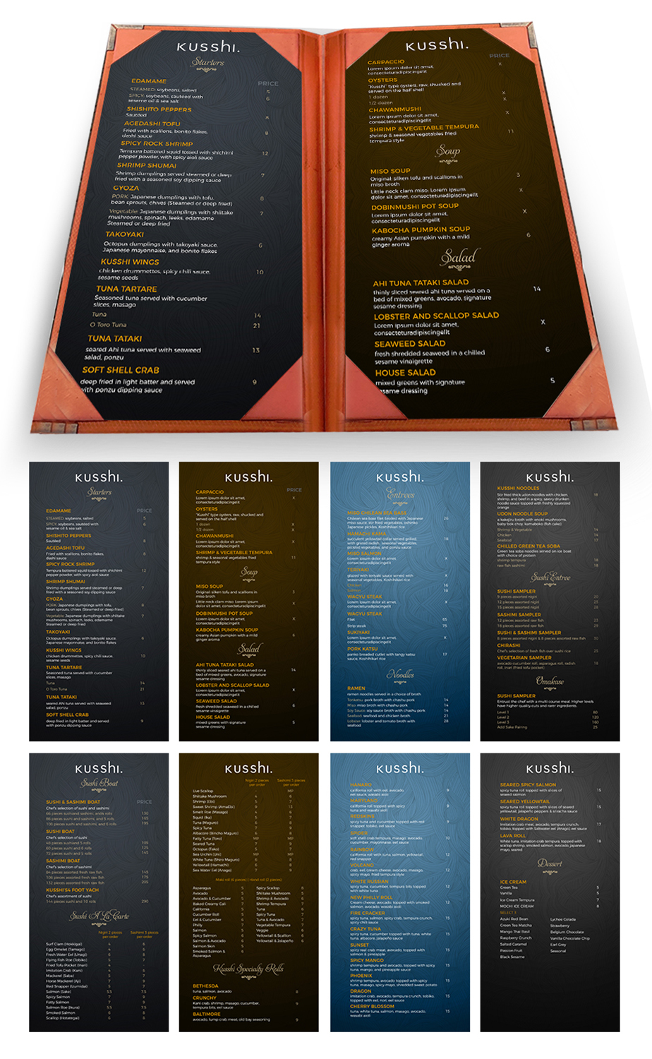 Menu Design by SAI DESIGNS for this project | Design #19837541
