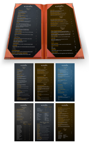 Menu Design by SAI DESIGNS for this project | Design: #19851628