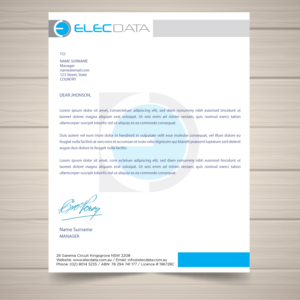 Letterhead Design by uk for this project | Design: #19784774