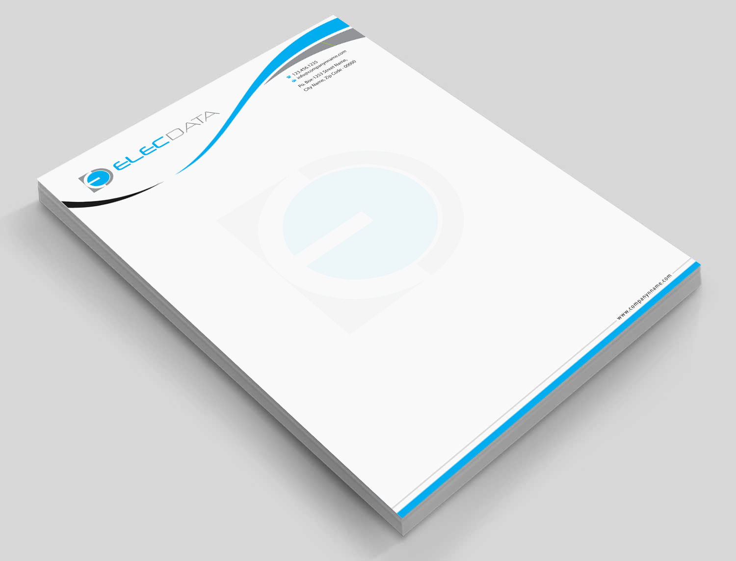 Letterhead Design by Infinitive Technology for this project | Design #19791121