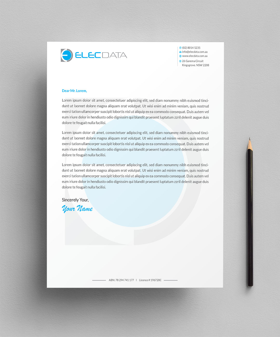 Letterhead Design by Infinitive Technology for this project | Design #19791790