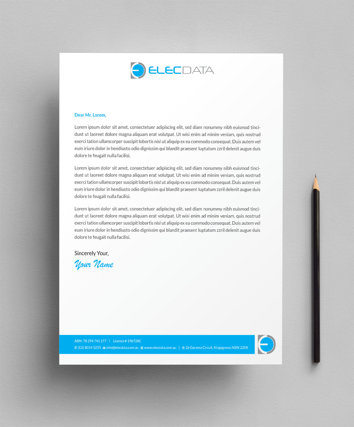 Letterhead Design by Infinitive Technology for this project | Design #19791792
