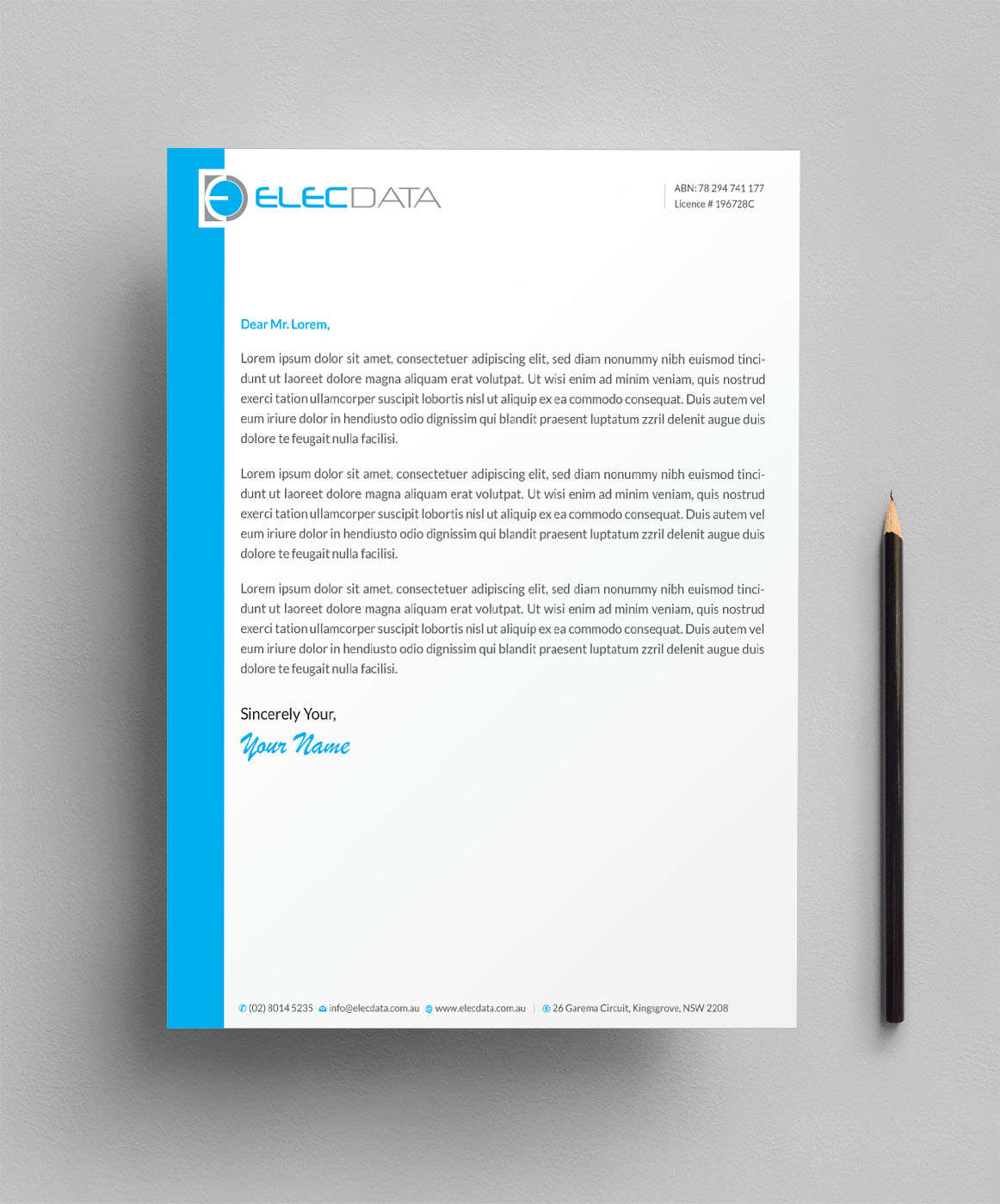 Letterhead Design by Infinitive Technology for this project | Design #19791794