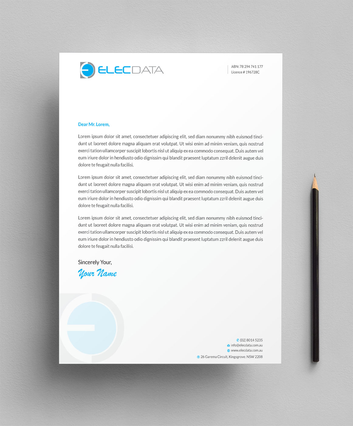 Letterhead Design by Infinitive Technology for this project | Design #19791799