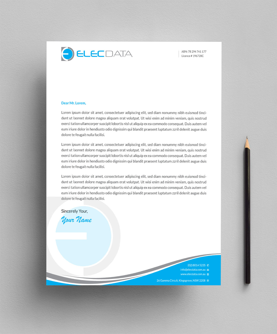 Letterhead Design by Infinitive Technology for this project | Design #19791807