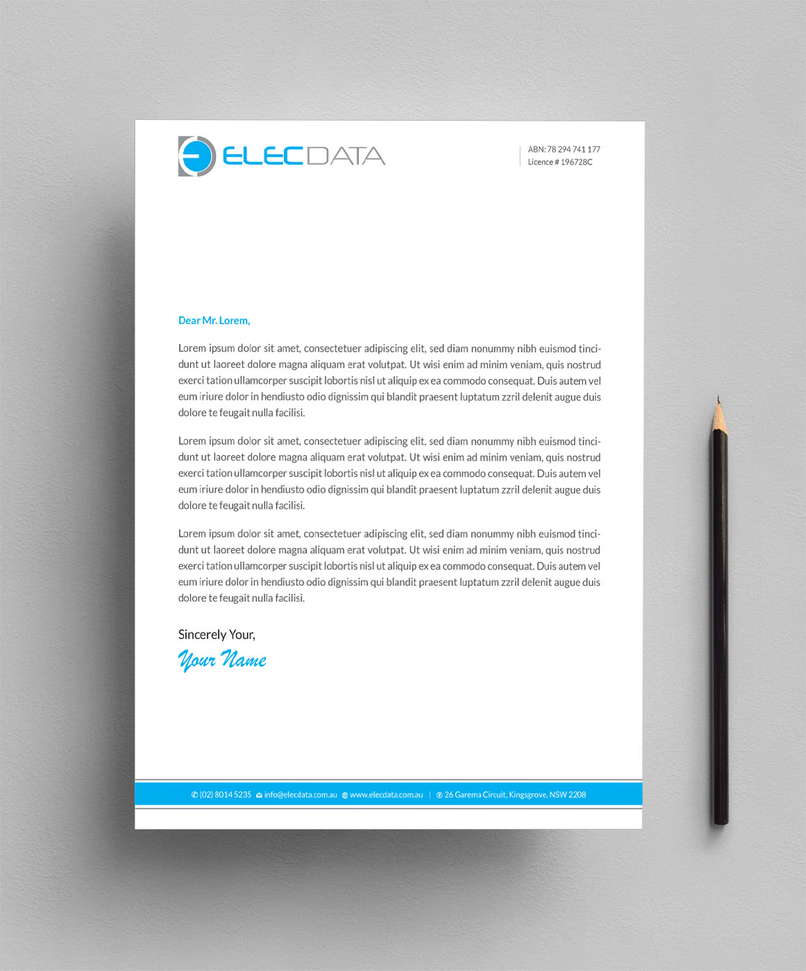 Letterhead Design by Infinitive Technology for this project | Design #19791809