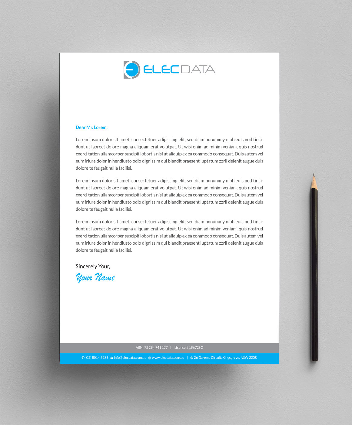 Letterhead Design by Infinitive Technology for this project | Design #19791812