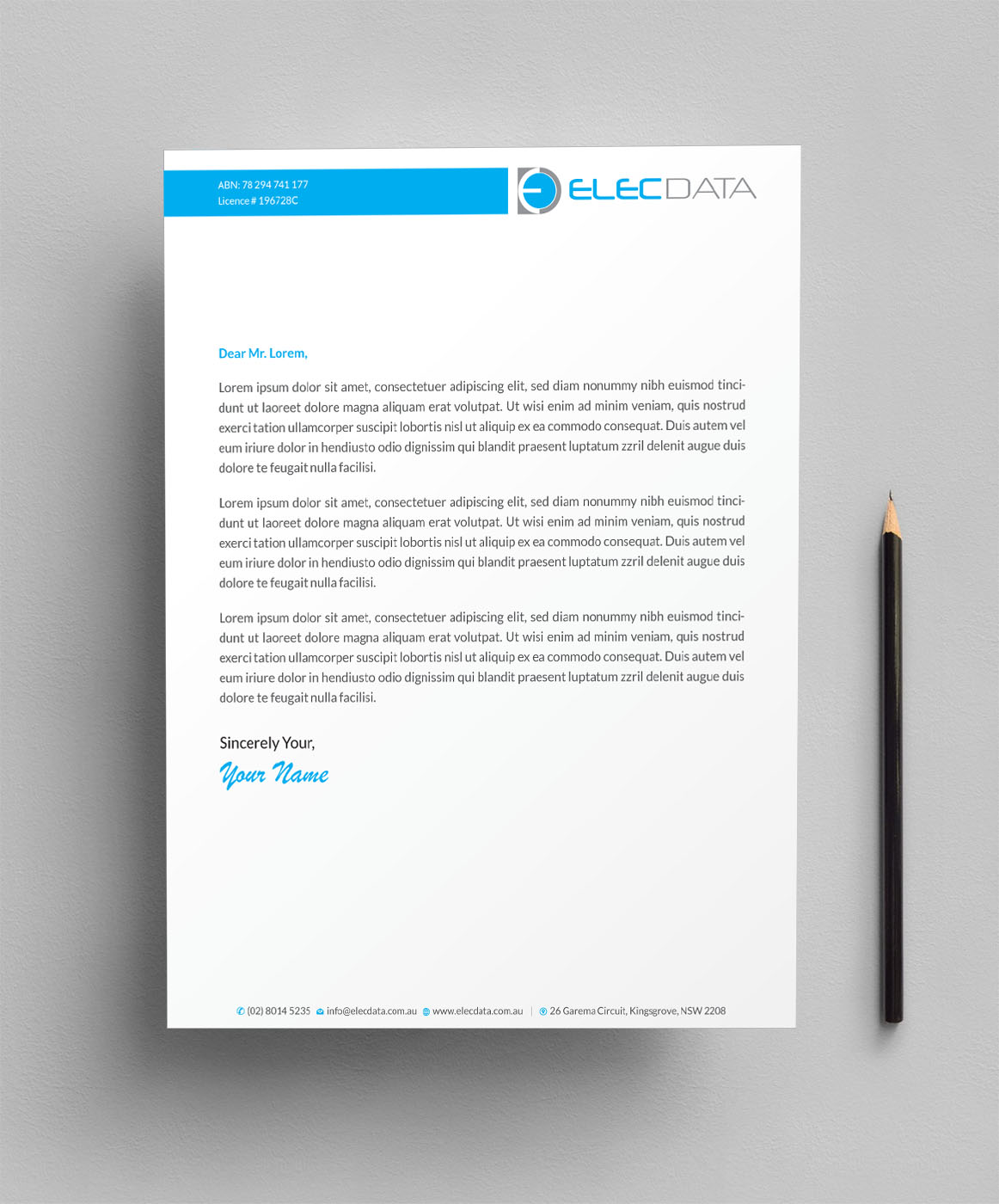 Letterhead Design by Infinitive Technology for this project | Design #19791813