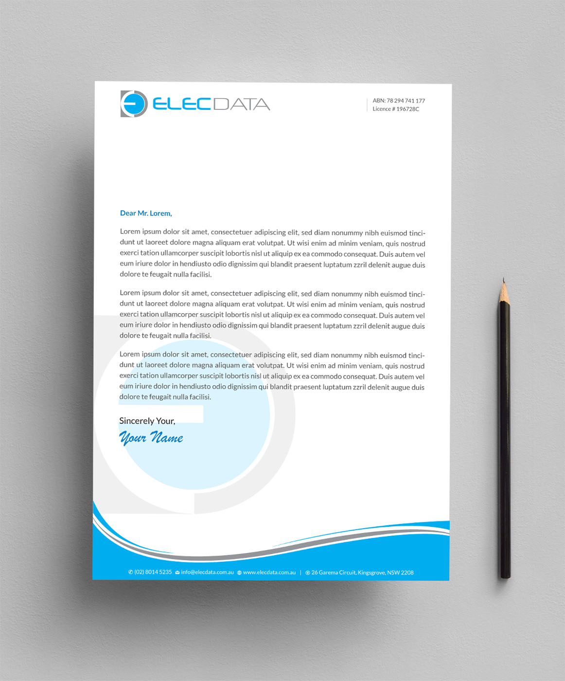 Letterhead Design by Infinitive Technology for this project | Design #19791814