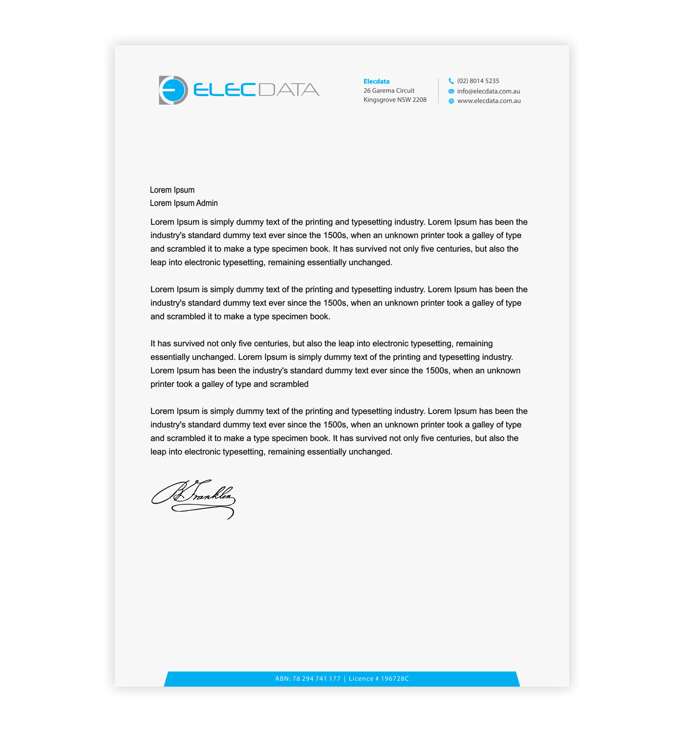 Diseño de Membrete por Infinitive Technology para este proyecto | Diseño #19791992