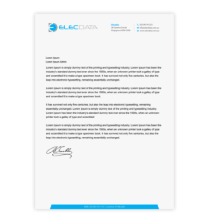 Diseño de Membrete por Infinitive Technology para este proyecto | Diseño: #19791992