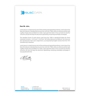 Letterhead Design by Infinitive Technology for this project | Design: #19791995