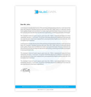 Letterhead Design by Infinitive Technology for this project | Design: #19792002