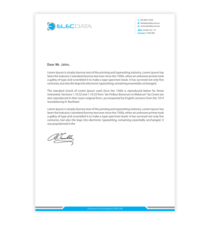 Letterhead Design by Infinitive Technology for this project | Design: #19792003