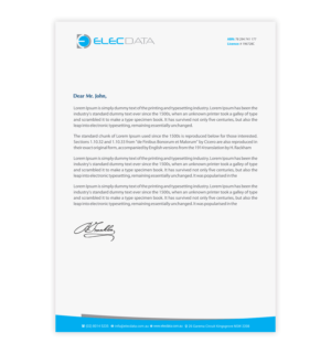 Letterhead Design by Infinitive Technology for this project | Design: #19792005